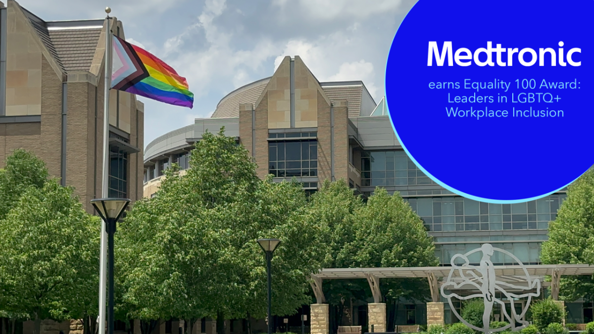 Medtronic earns Equality 100 Award for LGBTQ+ workplace